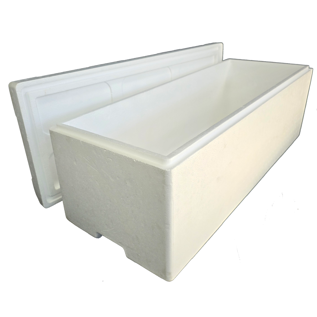 Kingfish Box Open - Expanded Polystyrene Seafood Packaging