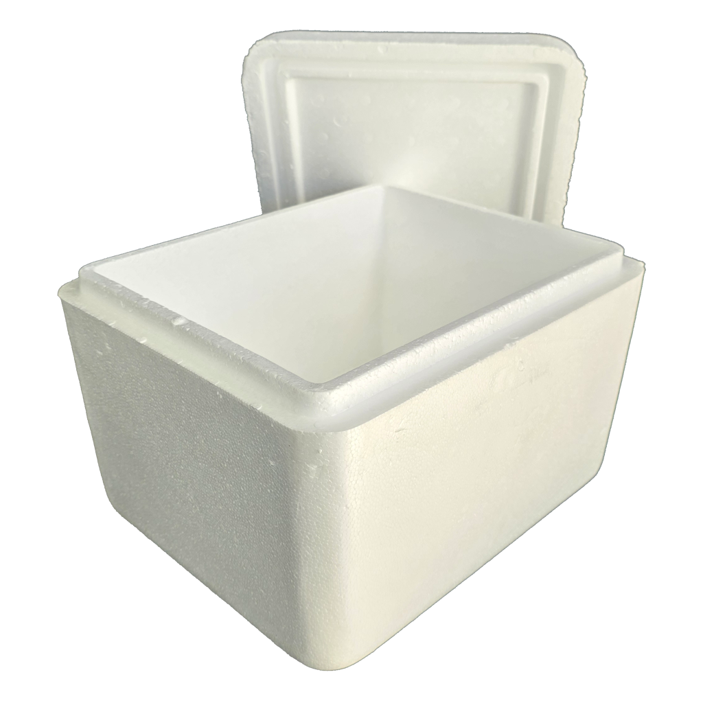 Midi Box Open - Expanded Polystyrene Seafood Packaging